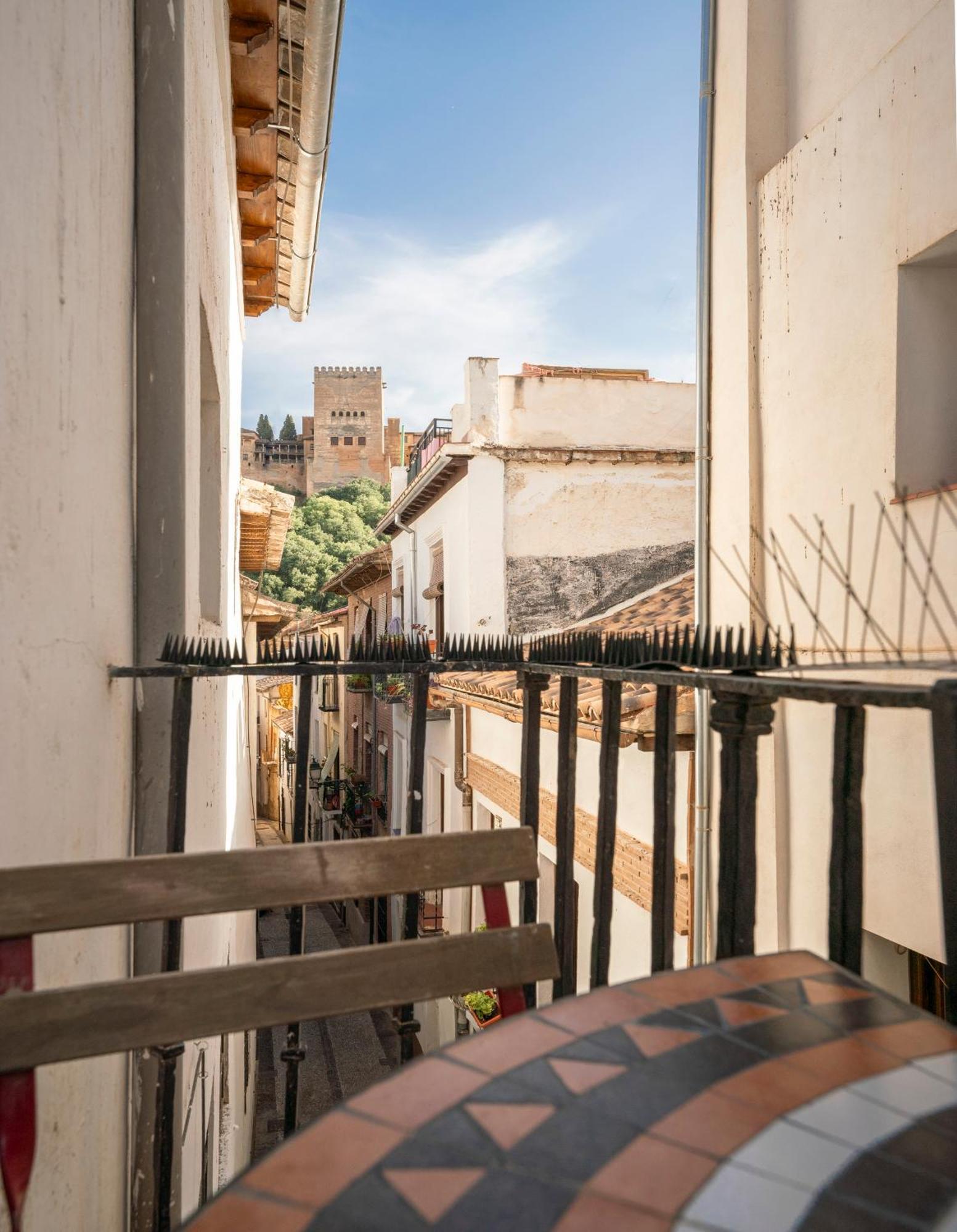 El Rincon Nazari - Vistas A La Alhambra Y Terraza Granada Exterior foto